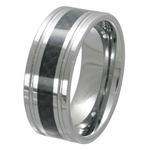 Tungsten Carbon Fiber band TFR-3075-BLK